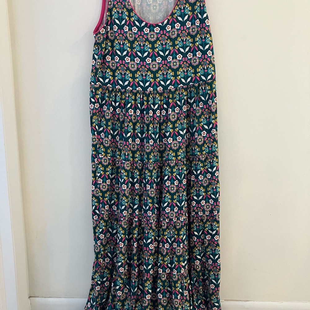 Boden Pink and Blue Floral Dress